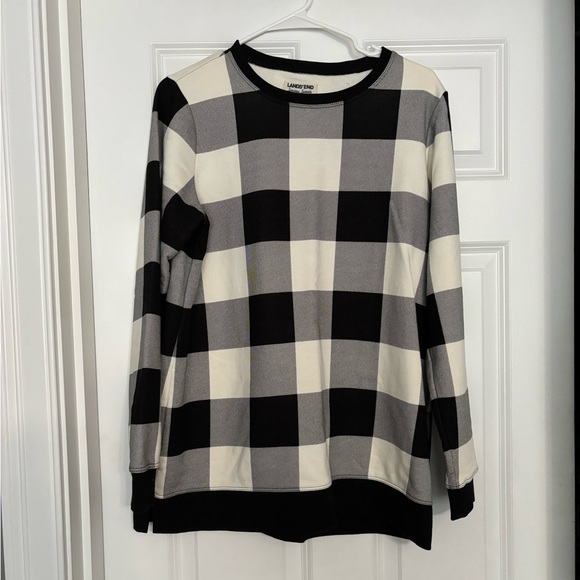 Lands' End Tops - NWOT Lands End Women’s Plaid Pullover Sweatshirt
